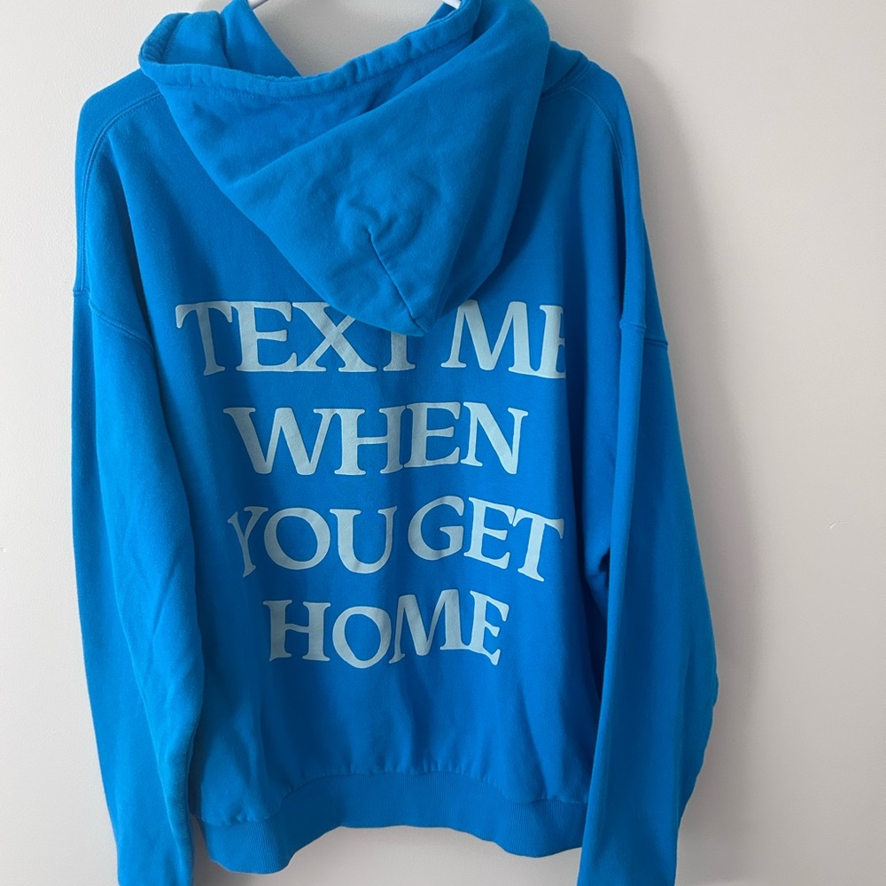 Electric Blue Lonely Ghost Hoodie